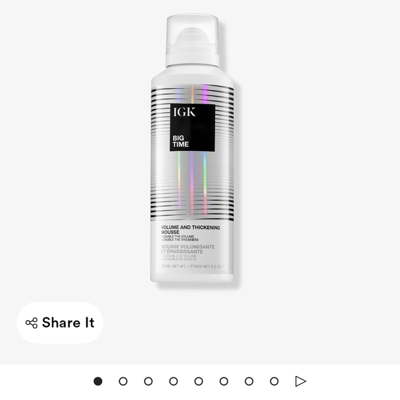 🆕 IGK | Big Time Volume and Thickening Mousse - Silver - Picture 4 of 8